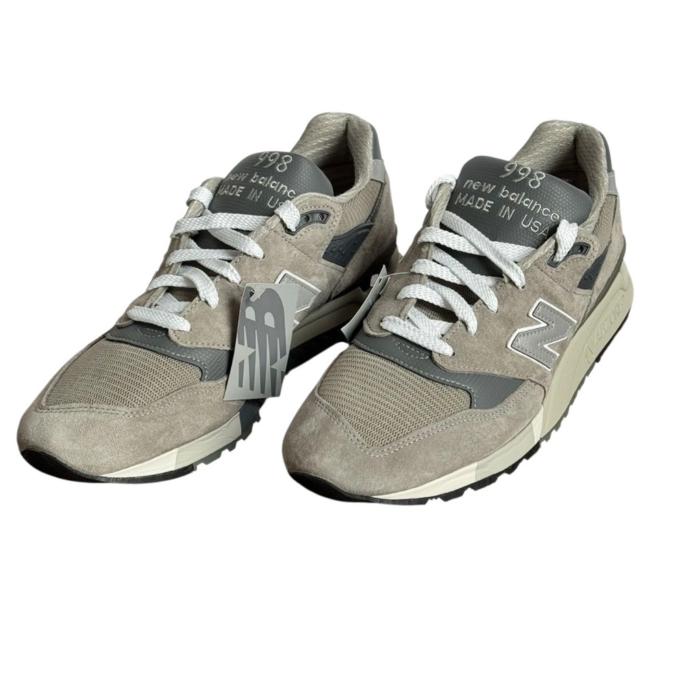 New Balance 998 Mens size 10 Sneakers grey U998GR comfort USA made NWT